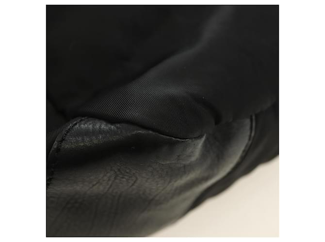 PRADA Shoulder Bag Nylon Black Silver - vista 17