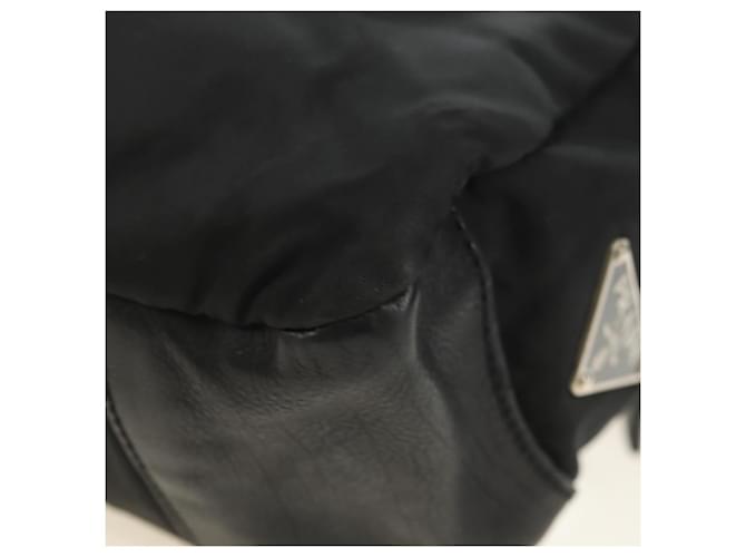 PRADA Shoulder Bag Nylon Black Silver - vista 18