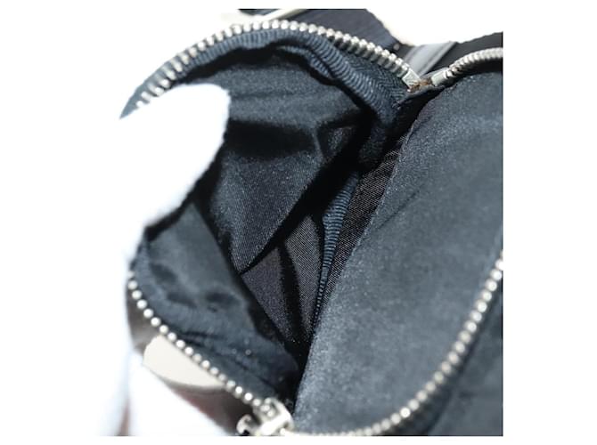 PRADA Shoulder Bag Nylon Black Silver - vista 22