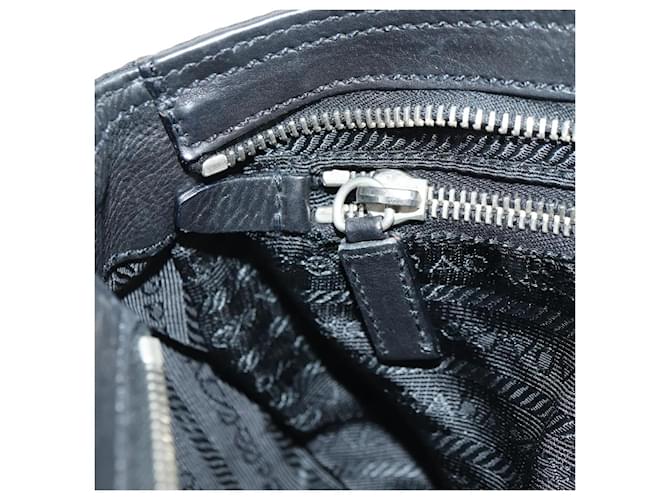 PRADA Shoulder Bag Nylon Black Silver - vista 26