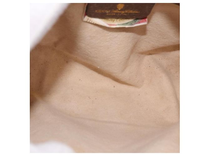 GUCCI GG Supreme Web Sherry Line Bag PVC Beige Gold 56 02 005 - vista 10