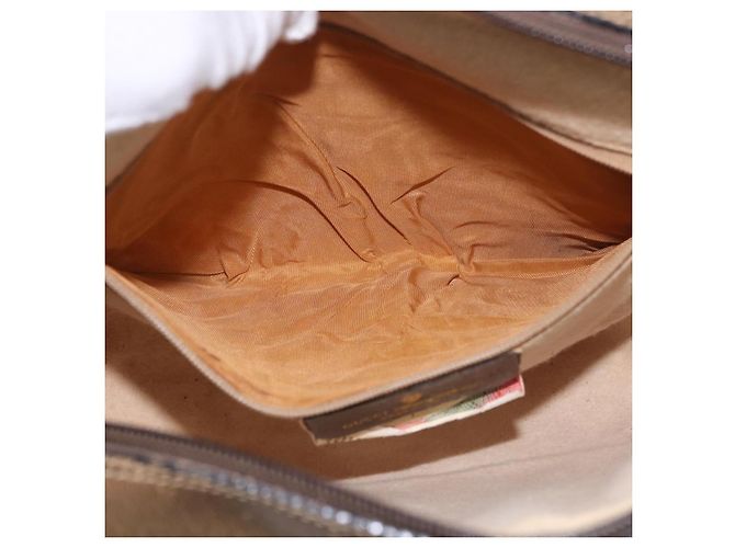 GUCCI GG Supreme Web Sherry Line Bag PVC Beige Gold 56 02 005 - vista 11