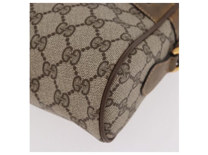 GUCCI GG Supreme Web Sherry Line Bag PVC Beige Gold 56 02 005 - vista 15
