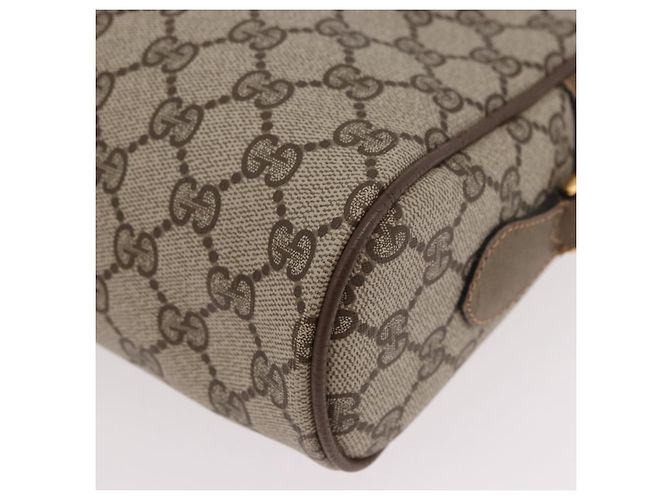 GUCCI GG Supreme Web Sherry Line Bag PVC Beige Gold 56 02 005 - vista 17