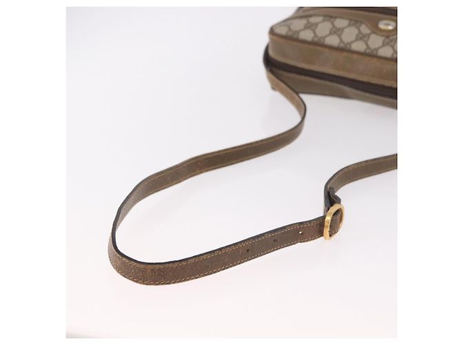 GUCCI GG Supreme Web Sherry Line Bag PVC Beige Gold 56 02 005 - vista 7