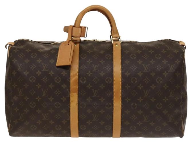 LOUIS VUITTON Monogram Keepall 55 Boston Bag M41424 LV - vista 13