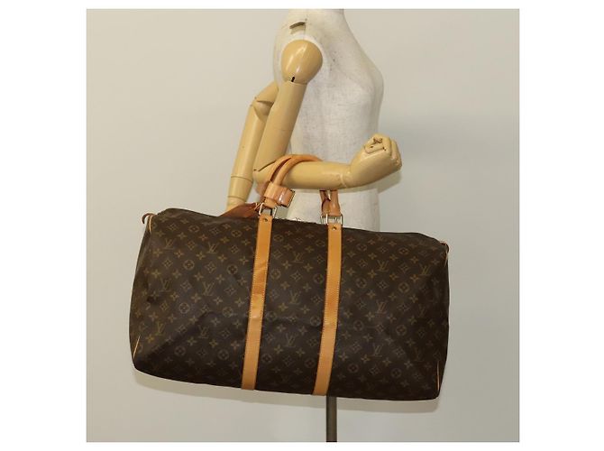 LOUIS VUITTON Monogram Keepall 55 Boston Bag M41424 LV - vista 22
