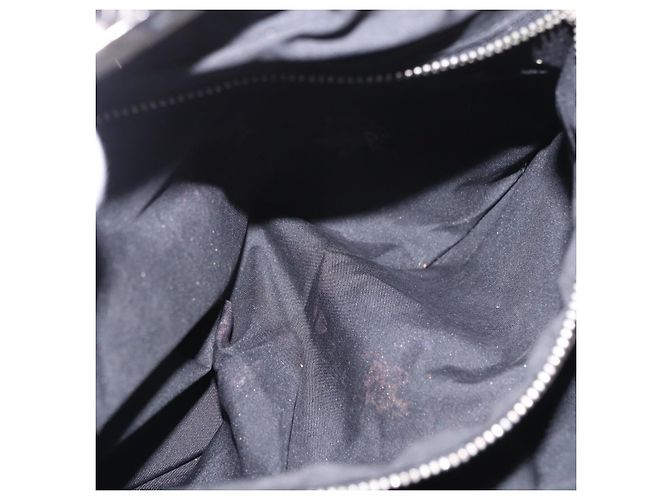 Miu Miu Shoulder Bag Leather Black Silver - vista 22