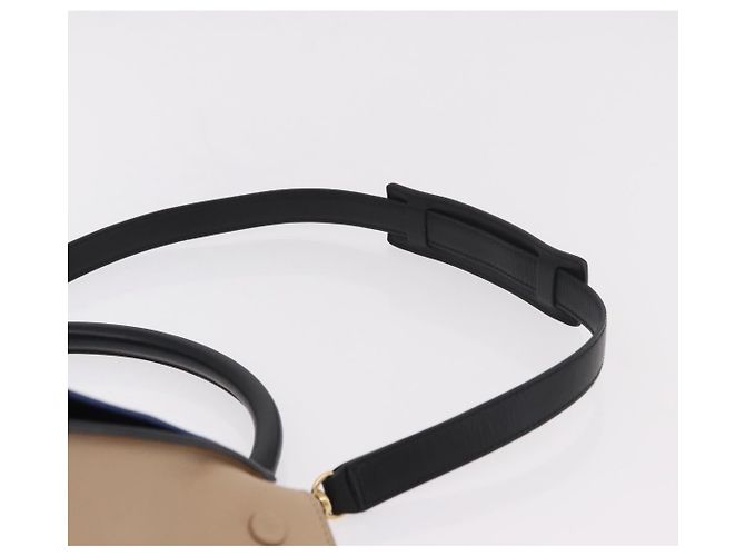Céline CELINE Trapeze Hand Bag Leather 2way Black Gold - vista 14