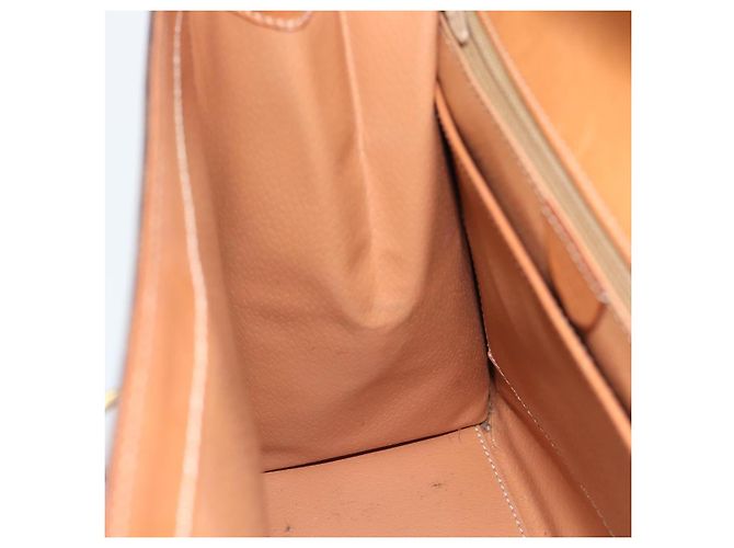 Céline CELINE Macadam Canvas Hand Bag PVC Leather Brown Gold - vista 19