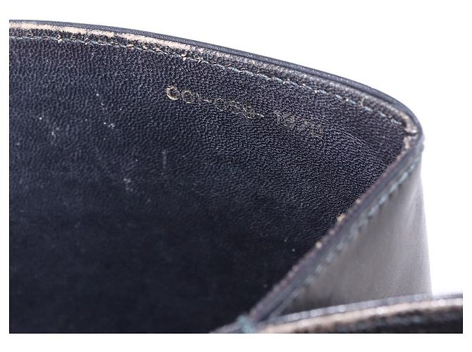 GUCCI Shoulder Bag Leather Navy Gold - vista 25