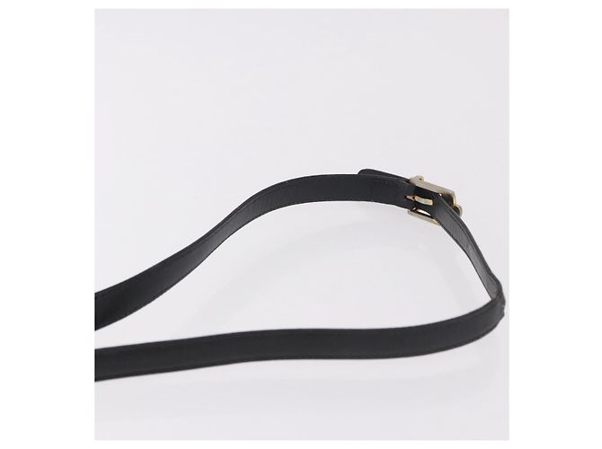 GUCCI Shoulder Bag Leather Navy Gold - vista 8