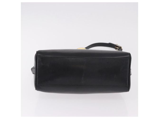 GUCCI Shoulder Bag Leather Navy Gold - vista 9