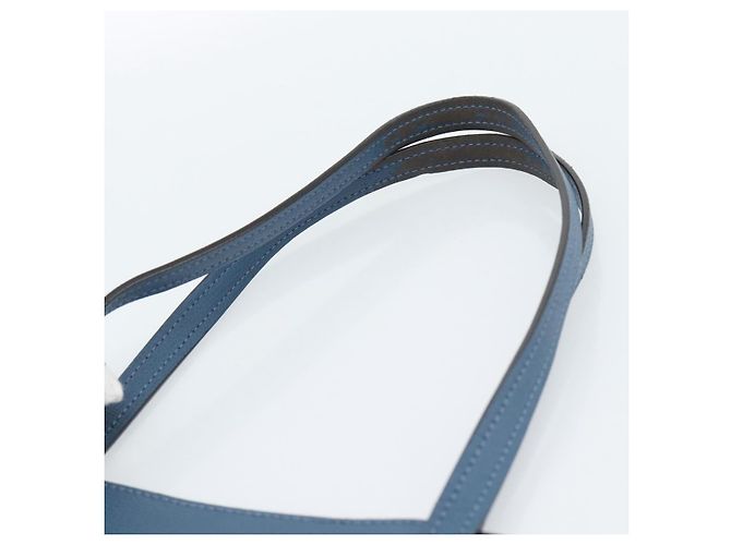 FENDI Tote Bag Leather Blue Silver - vista 14