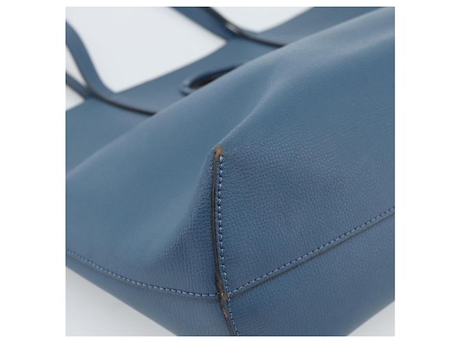 FENDI Tote Bag Leather Blue Silver - vista 16