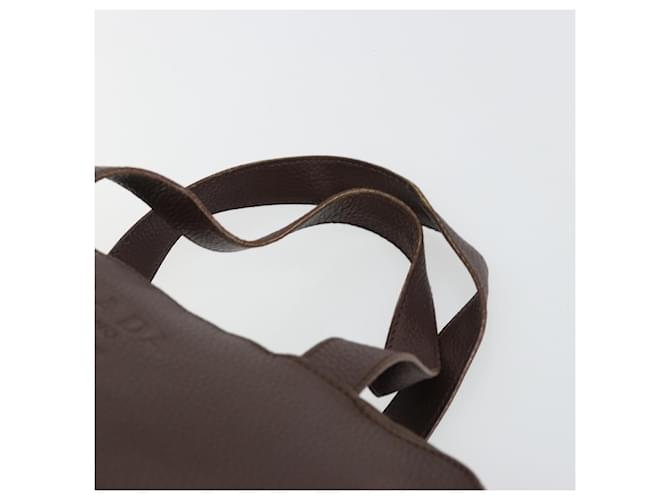 PRADA Hand Bag Leather Brown Gold - vista 14
