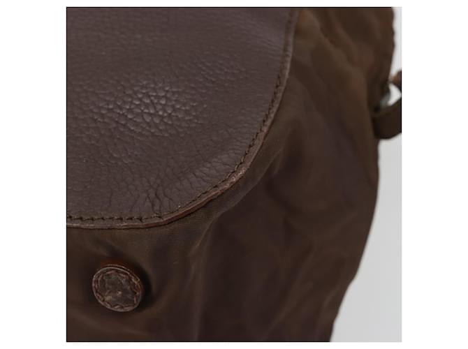 PRADA Hand Bag Leather Brown Gold - vista 17