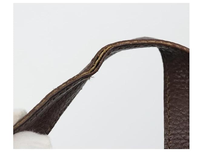 PRADA Hand Bag Leather Brown Gold - vista 8