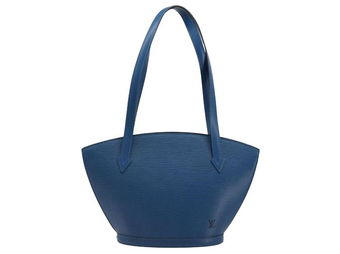 LOUIS VUITTON Epi Saint Jacques Shopping Shoulder Bag Blue M52275 - vista 13
