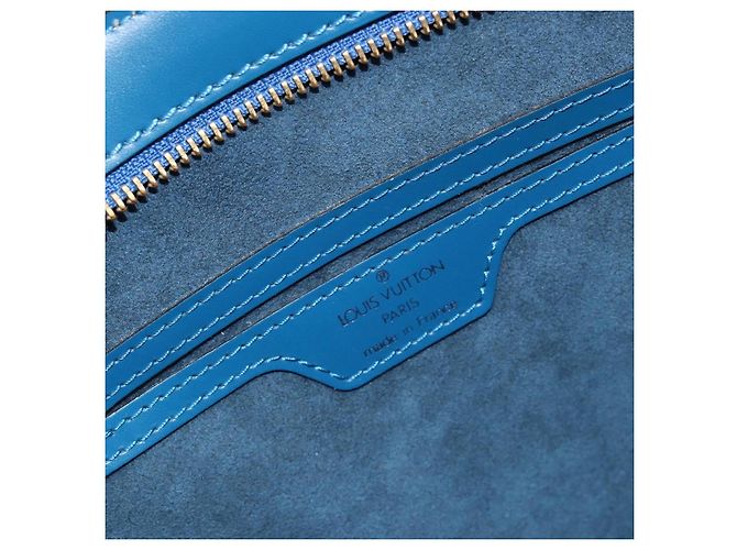 LOUIS VUITTON Epi Saint Jacques Shopping Shoulder Bag Blue M52275 - vista 18