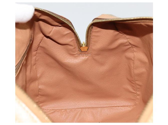 Céline CELINE Macadam Canvas Hand Bag PVC Beige Gold - vista 20