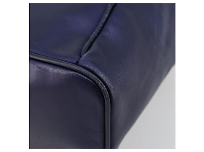 LOEWE Chain Hand Bag Leather Purple Gold - vista 16