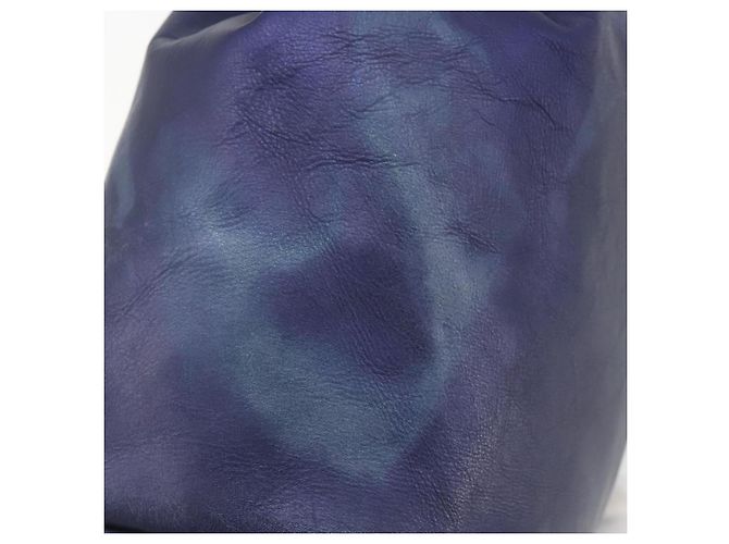 LOEWE Chain Hand Bag Leather Purple Gold - vista 9