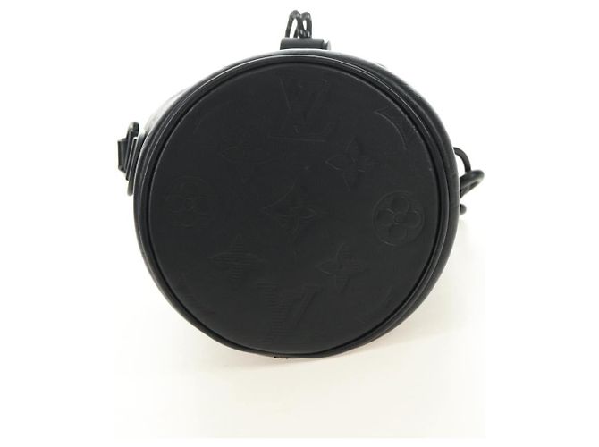 LOUIS VUITTON Monogram Shadow Chalk Nanobag Bag Black M44628 LV - vista 5