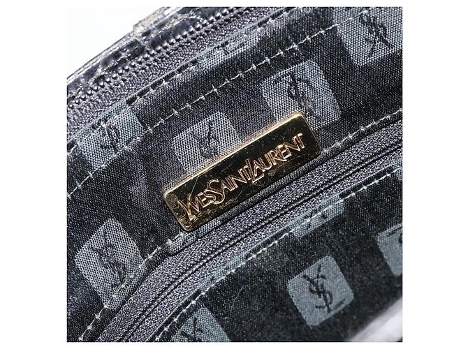 SAINT LAURENT Hand Bag Embossed leather Black Gold - vista 11