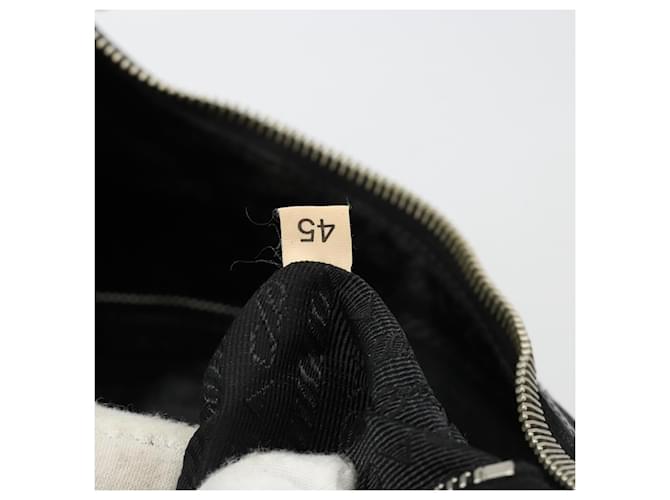 PRADA Shoulder Bag Nylon Black Silver - vista 11