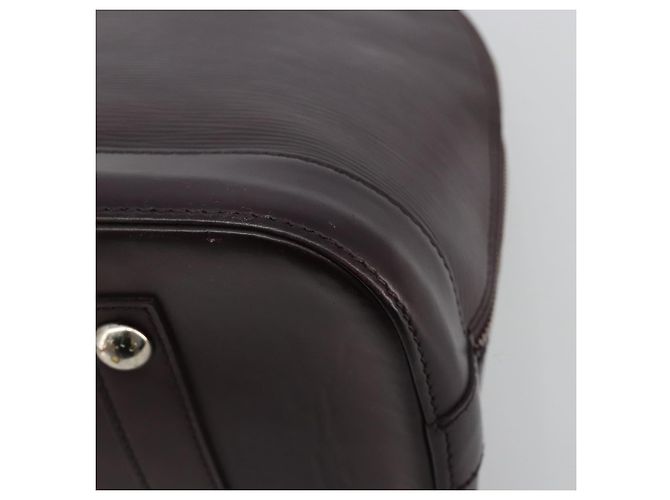 LOUIS VUITTON Epi Alma Hand Bag Purple Cassis M5280K LV - vista 15