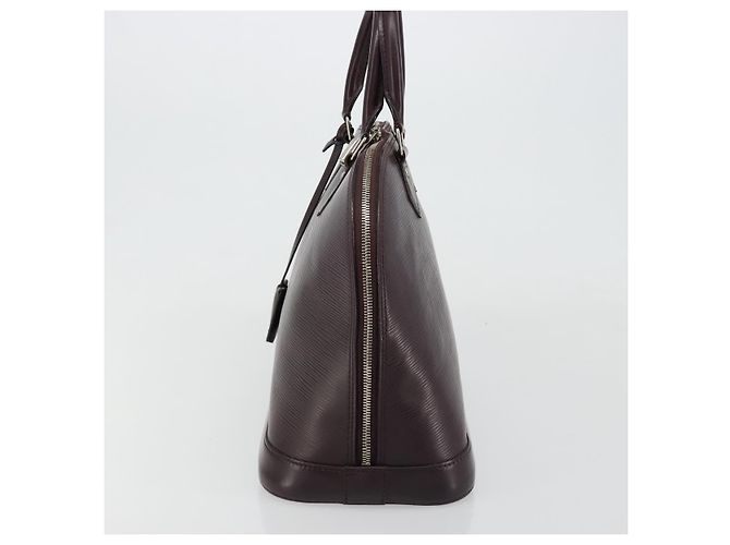 LOUIS VUITTON Epi Alma Hand Bag Purple Cassis M5280K LV - vista 3
