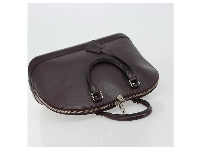 LOUIS VUITTON Epi Alma Hand Bag Purple Cassis M5280K LV - vista 6