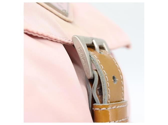 PRADA Backpack Nylon Pink Silver - vista 10