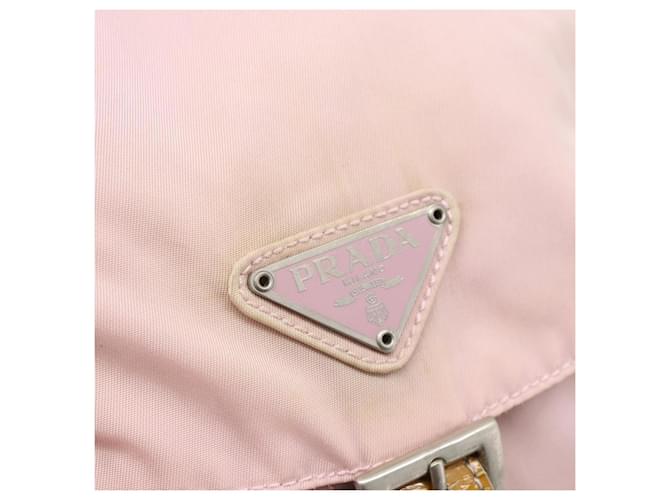 PRADA Backpack Nylon Pink Silver - vista 19