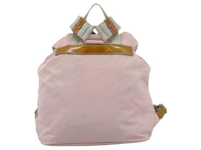 PRADA Backpack Nylon Pink Silver - vista 2