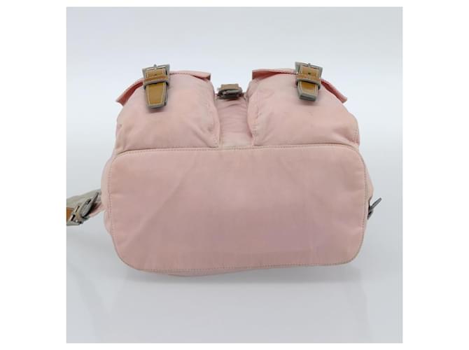 PRADA Backpack Nylon Pink Silver - vista 5