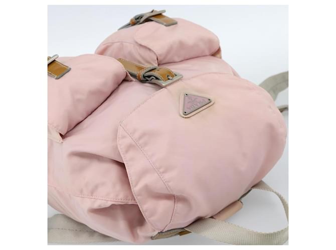 PRADA Backpack Nylon Pink Silver - vista 6