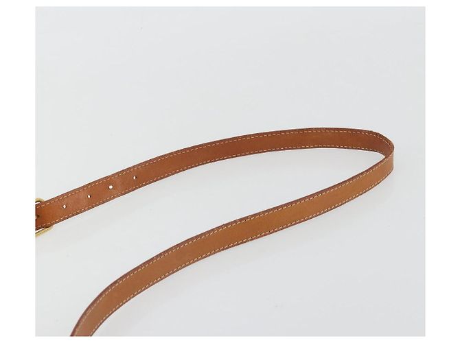 Céline CELINE Macadam Canvas Schultertasche PVC Leder Braun Gold - Ansicht 8