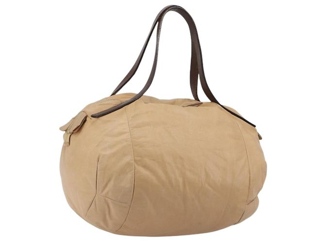 Céline CELINE Hand Bag Leather Beige Gold - vista 2