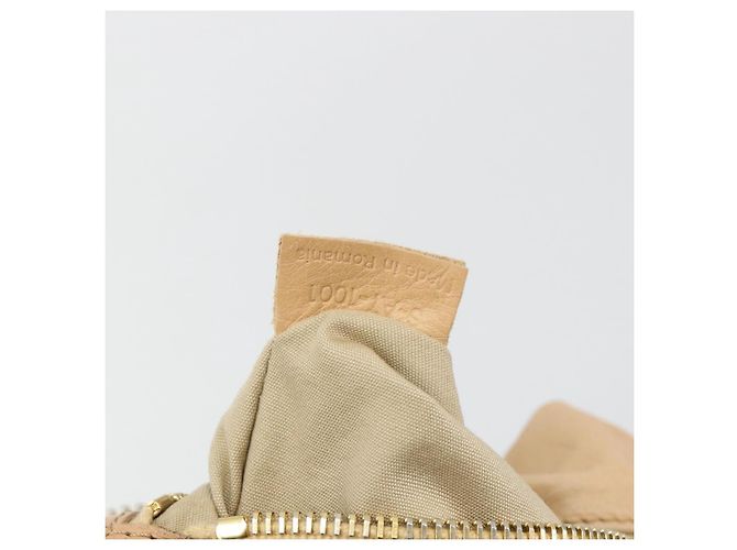 Céline CELINE Hand Bag Leather Beige Gold - vista 24