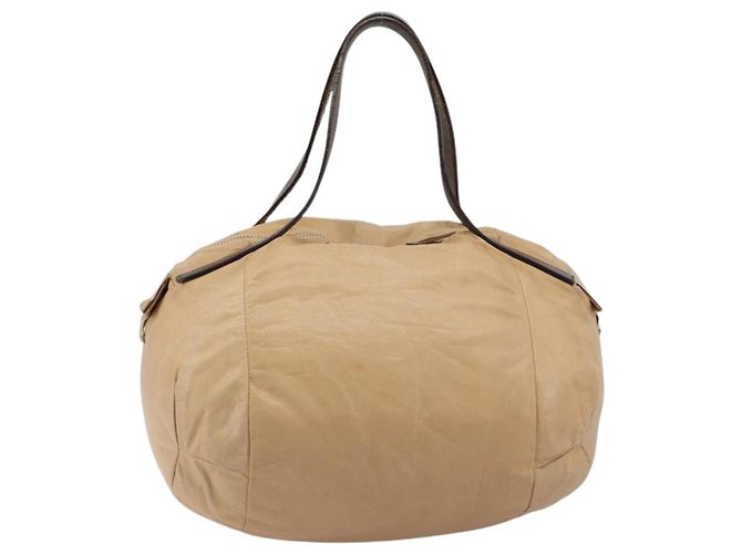 Céline CELINE Hand Bag Leather Beige Gold - vista 3