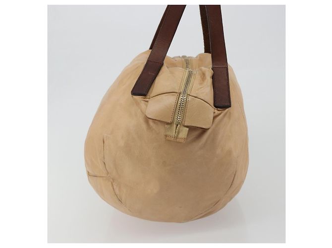 Céline CELINE Hand Bag Leather Beige Gold - vista 5