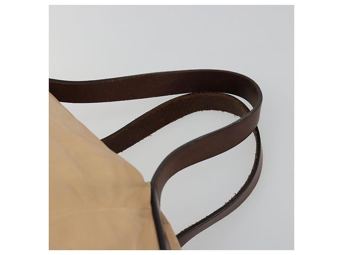 Céline CELINE Hand Bag Leather Beige Gold - vista 9