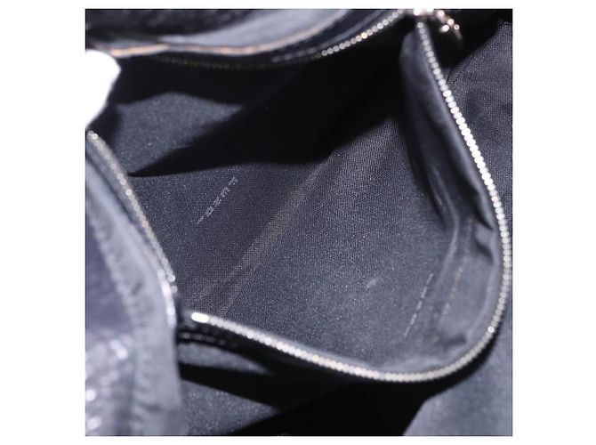 FENDI Hand Bag Harako Leather Black Silver - vista 22