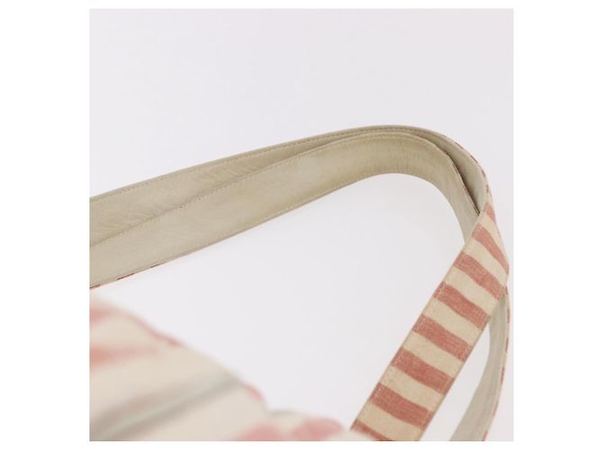 CHANEL Matelasse Shoulder Bag Canvas Pink Gold CC - vista 8