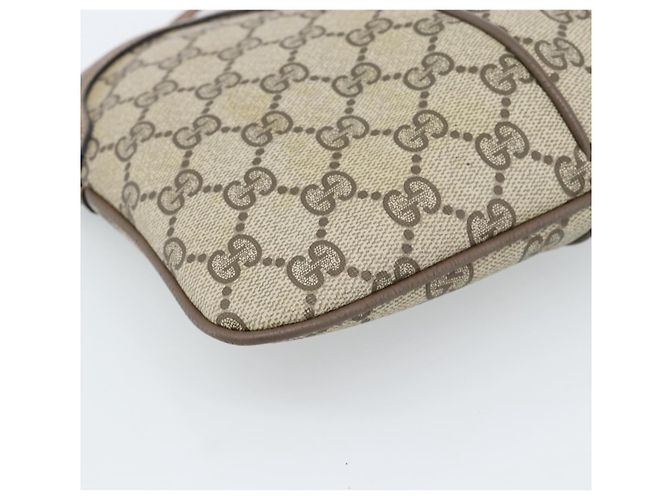 GUCCI GG Supreme Web Sherry Line Bag PVC Beige Gold 68 02 047 - vista 11