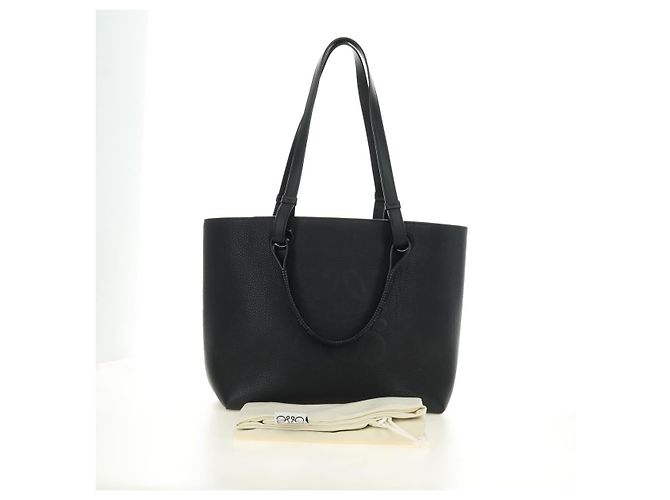 LOEWE Tote Bag Leather Black - vista 12