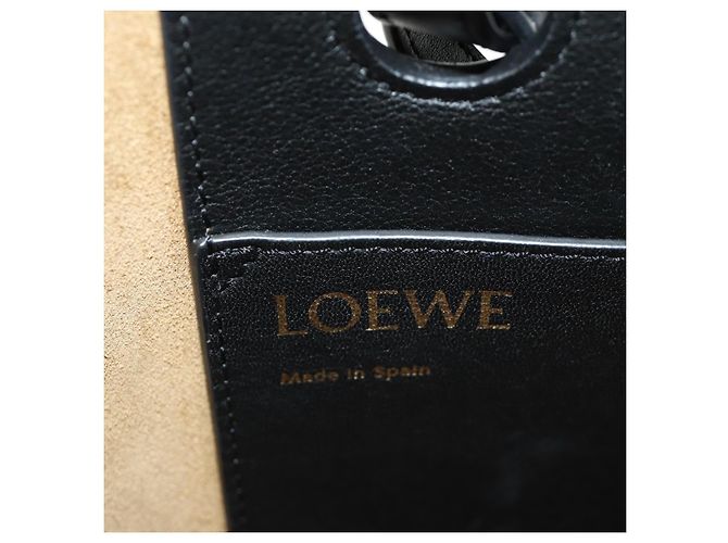 LOEWE Tote Bag Leather Black - vista 19