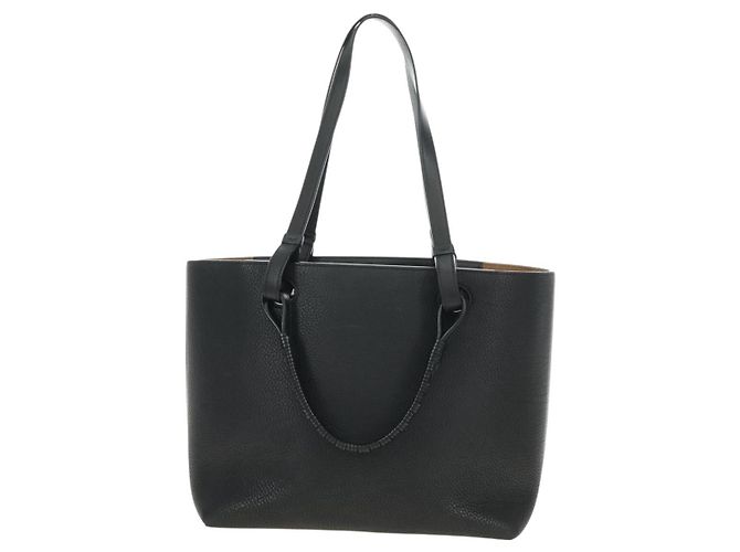 LOEWE Tote Bag Leather Black - vista 2